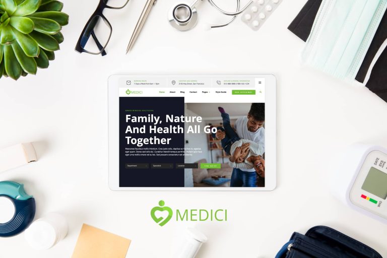 Medici - Hospital & Health Services Template Kit