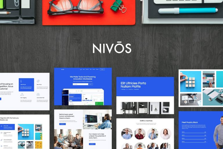 Nivos - Software Company Template Kit
