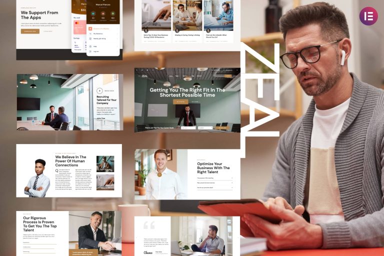 Zeal – Recruiting Agency & HR Consultant Elementor Template Kit
