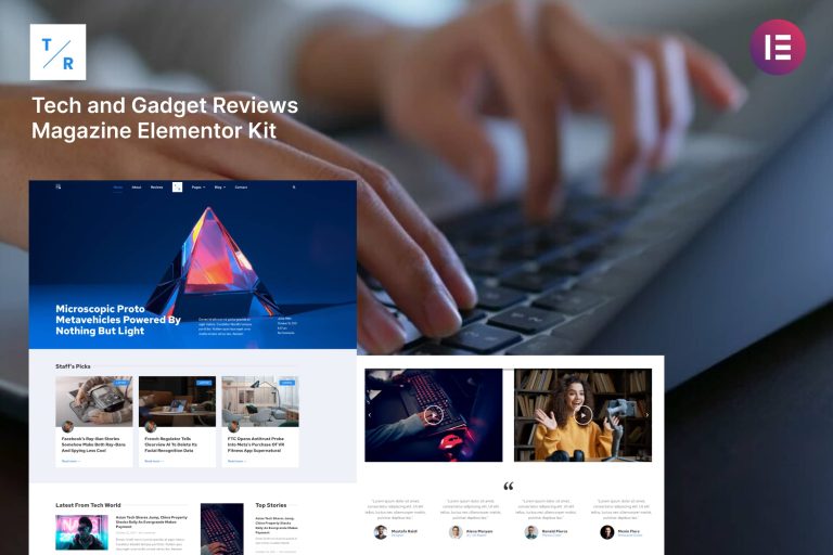Techreff - Tech and Gadget Reviews Magazine Elementor Kit